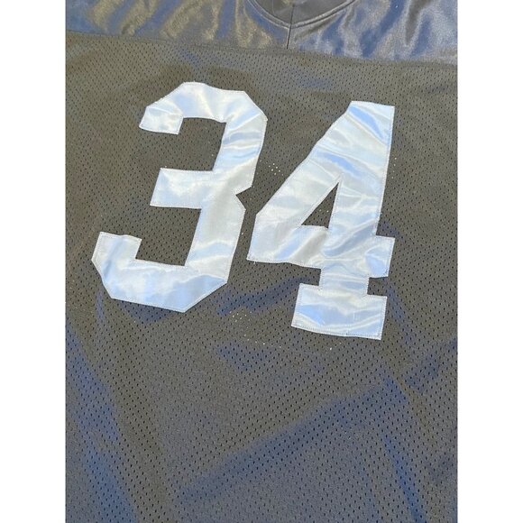 Mitchell & Ness 1987 Los Angeles Raiders Bo Jackson NFL Jersey Black Men's 52 - Picture 5 of 8